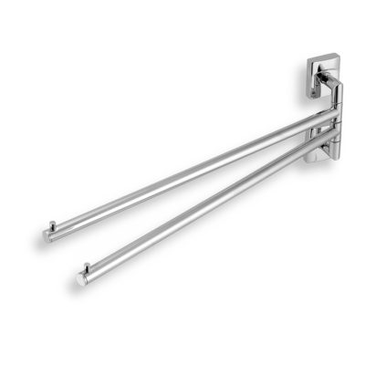 Dvojramenný držiak uterákov METALIA 12, chróm