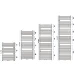 Kúpeľňový radiátor MARS AR2, 1150 x 500, 800W