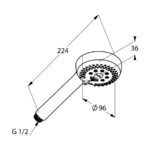 LOGO 3S ručná sprcha