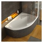 Vaňa ROSA II 160x105 ľavá, snehobiela