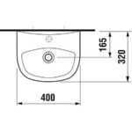 Umývadielko 40 x 32 cm, Zeta, JIKA