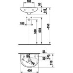 Umývadielko 40 x 31 cm, Lyra Plus, JIKA