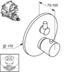 BALANCE Vaňová a sprchová podomietková termostatická batéria