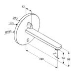 ZENTA E elektronická umývadlová batéria DN 15