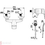 DEEP by JIKA Sprchová nástenná batéria