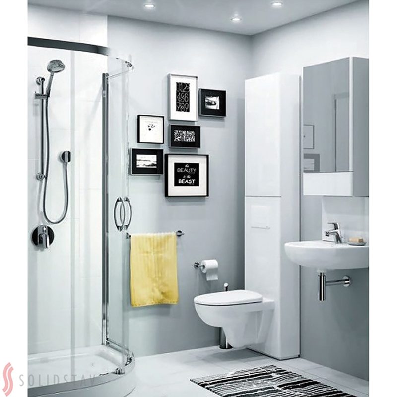 NOVA PRO závesné WC oválne, s hlbokým splachovaním, 6 L, RIMFREE, biela, M33120000