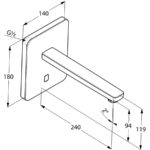 ZENTA E elektronická umývadlová batéria DN 15