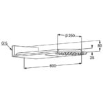 A-QA Hlavová sprcha DN 15