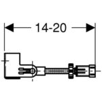 Duofix ukotvenie do steny pre rohové riešenie