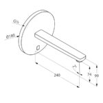 ZENTA E elektronická umývadlová batéria DN 15