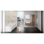 Vaňa 10° 170x100 L snowwhite