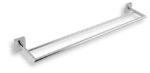 Dvojitý držiak uterákov 650 mm METALIA 12, chróm