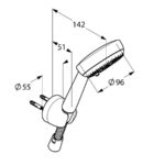 LOGO NEO vaňovo-sprchová súprava 3S