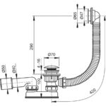 Sabina 50 Vaničkový sifón