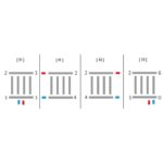 Dizajnový radiátor horizontálny CEZAR AF2, 450 x 1750, 1564W