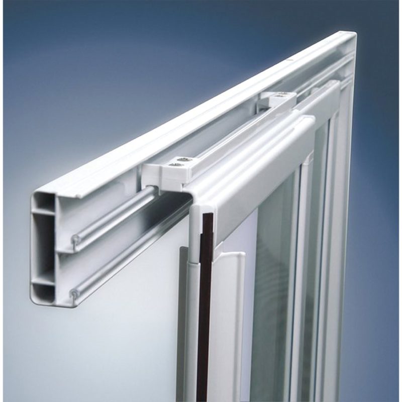 Sprchové dvere do kombinácie biele + transparent  ASRV3 -80  /  15V40102Z1, 15V40102Z1