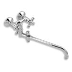 Paneláková batéria bez príslušenstva 100 mm TITANIA Retro II, chróm