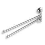 Dvojramenný držiak uterákov METALIA 11, chróm