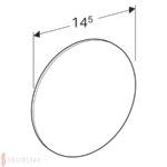 Zväčšovacie zrkadlo Geberit