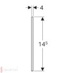 Zväčšovacie zrkadlo Geberit