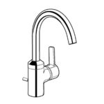 ZENTA umývadlová jednopáková batéria DN 10