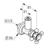 ADLON rohový ventil DN 15