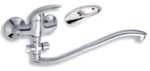 Paneláková batéria bez príslušenstva 100 mm METALIA 55 - chróm, 55133/1,0