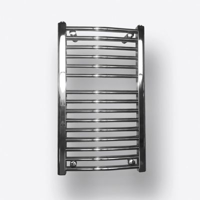 Kúpeľňový radiátor oblý Stelrad Madrid 600 x 1172, rebríkový, chróm