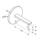 ZENTA E elektronická umývadlová batéria DN 15