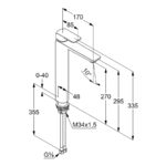 AMEO umývadlová batéria DN 15 jednopáková