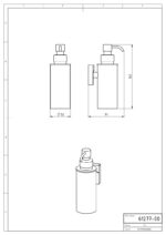 Dávkovač mydla METALIA 12, kov, chróm