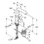 ZENTA umývadlová jednopáková batéria DN 10