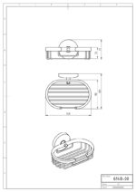 Drôtená mydelnička METALIA 1, chróm