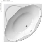 Ravak Rohová vaňa NEW DAY 150x150cm snehobiela