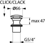 Umývadlový výpust MIO
