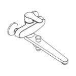 OBJEKTA vaňová a sprchová batéria DN 15