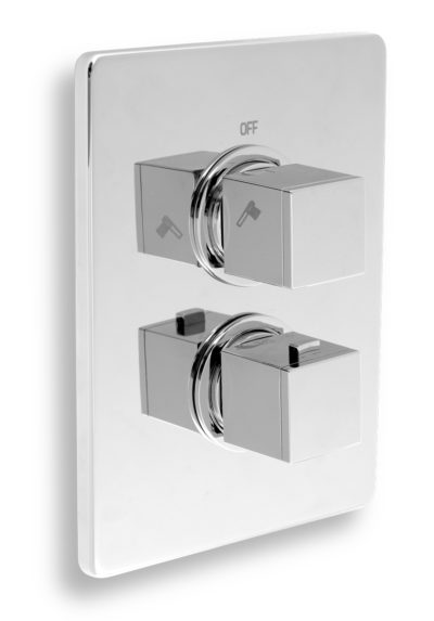 Sprchová termost. batéria Aquasave, 2-cestný ventil - chróm, 2850R,0