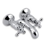 Vaňová batéria bez príslušenstva 100 mm TITANIA Retro II, chróm