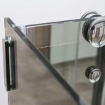 Bočná zástena k sprchovým dverám AMB 800x2000 mm, Brillant/sklo Transparent