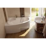 Vaňa ASYMMETRIC 170x110 pravá snowwhite