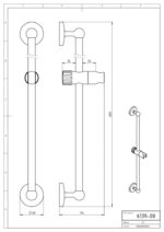 Sprchová tyč s posuvným držiakom sprchy METALIA 1, chróm