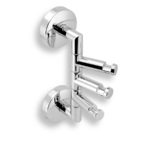 Trojháčik otočný METALIA 11, chróm