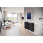 Dizajnový radiátor horizontálny CEZAR AF2, 600 x 800, 900W