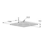 A-QA kovová hlavová sprcha DN 15