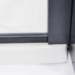 Sprchová zástena ECWALK 1200/2050 BK/ČS