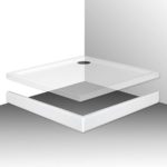 Panel k vaničke FLAT KVADRO 800 - biela