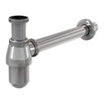 Sifón umývadlový O32 kov, s maticou 5/4"