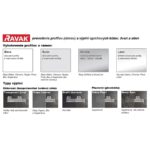 BLDP4-130 Sprchové dvere do niky biele + grape