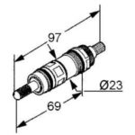 Termostatický regulátor pre nástenné termostaty