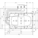 iClub Základné teleso pre hornú sprchu